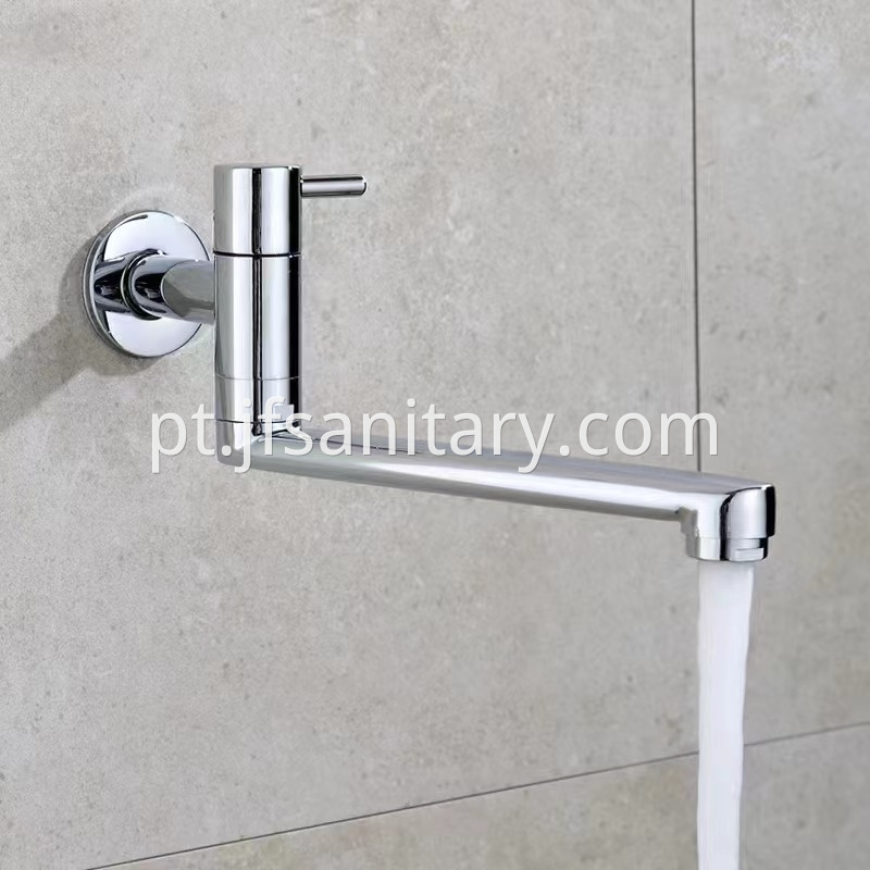Long Mop Pool Faucet Cold Tap Wall Mount